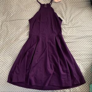 LIKE NEW Charlotte Russe Scalloped Halter Dress